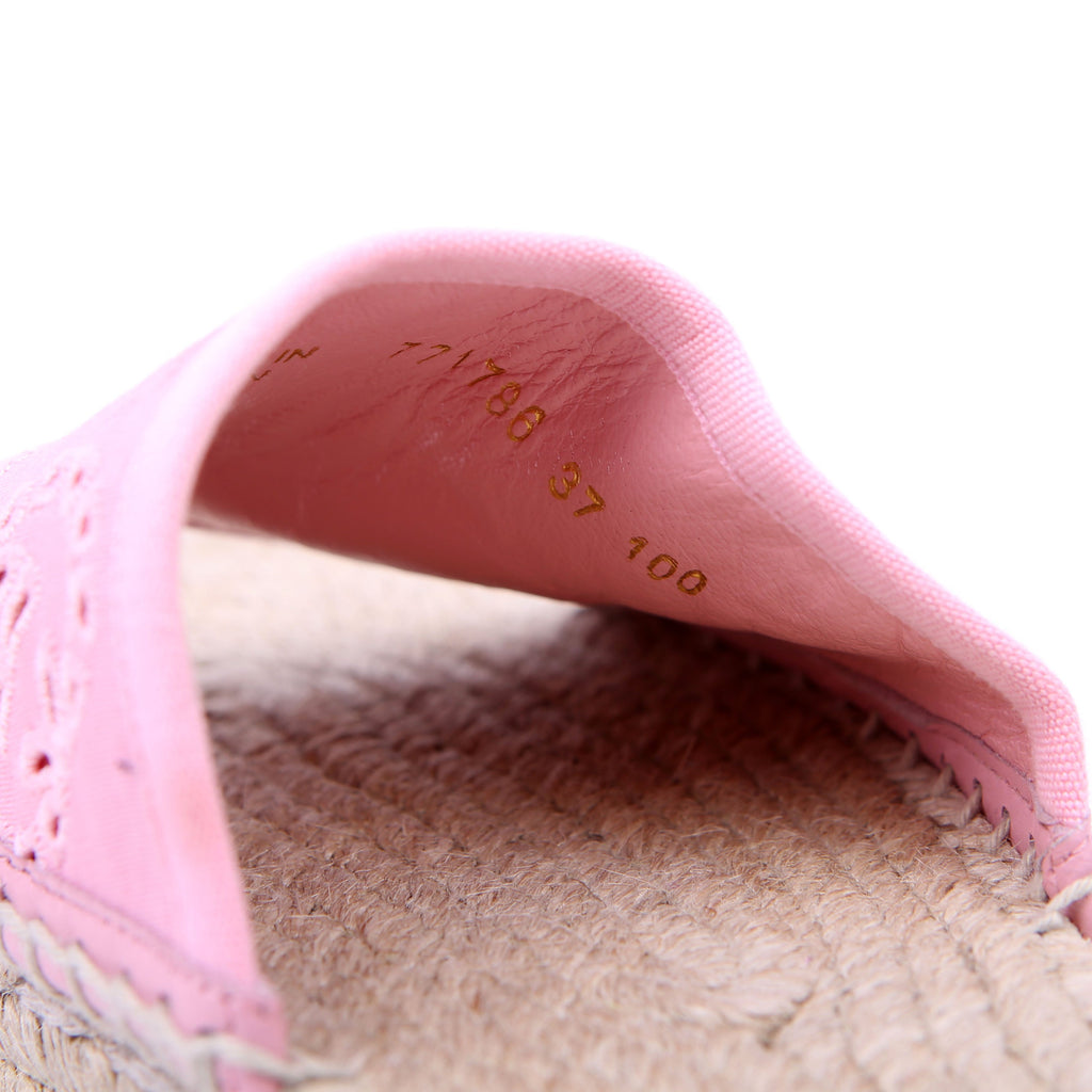 Gucci Espadrille Slides Size 37
