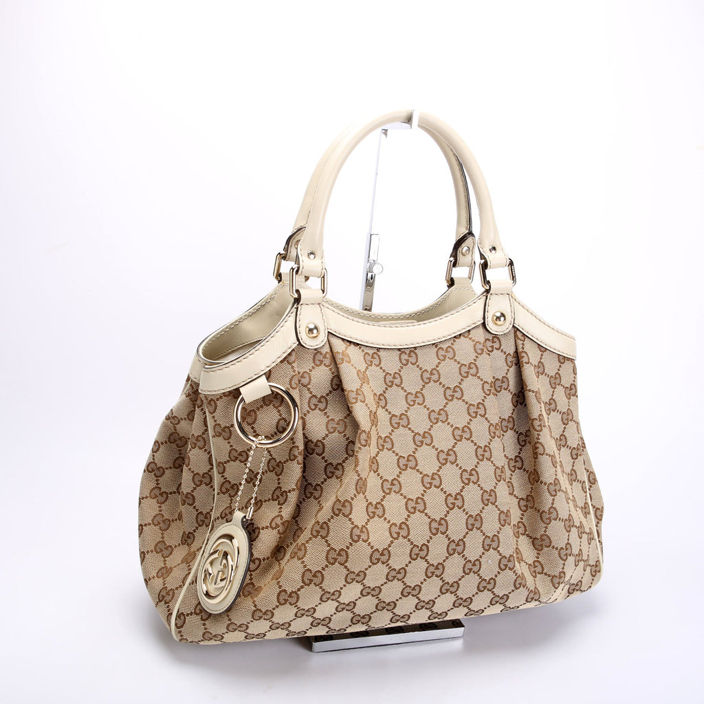 211944 Sukey GG Canvas Medium Beige/Tan