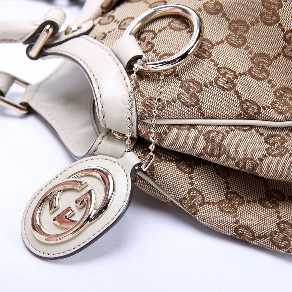 211944 Sukey GG Canvas Medium Beige/Tan