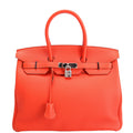 Birkin 35 Clemence Orange