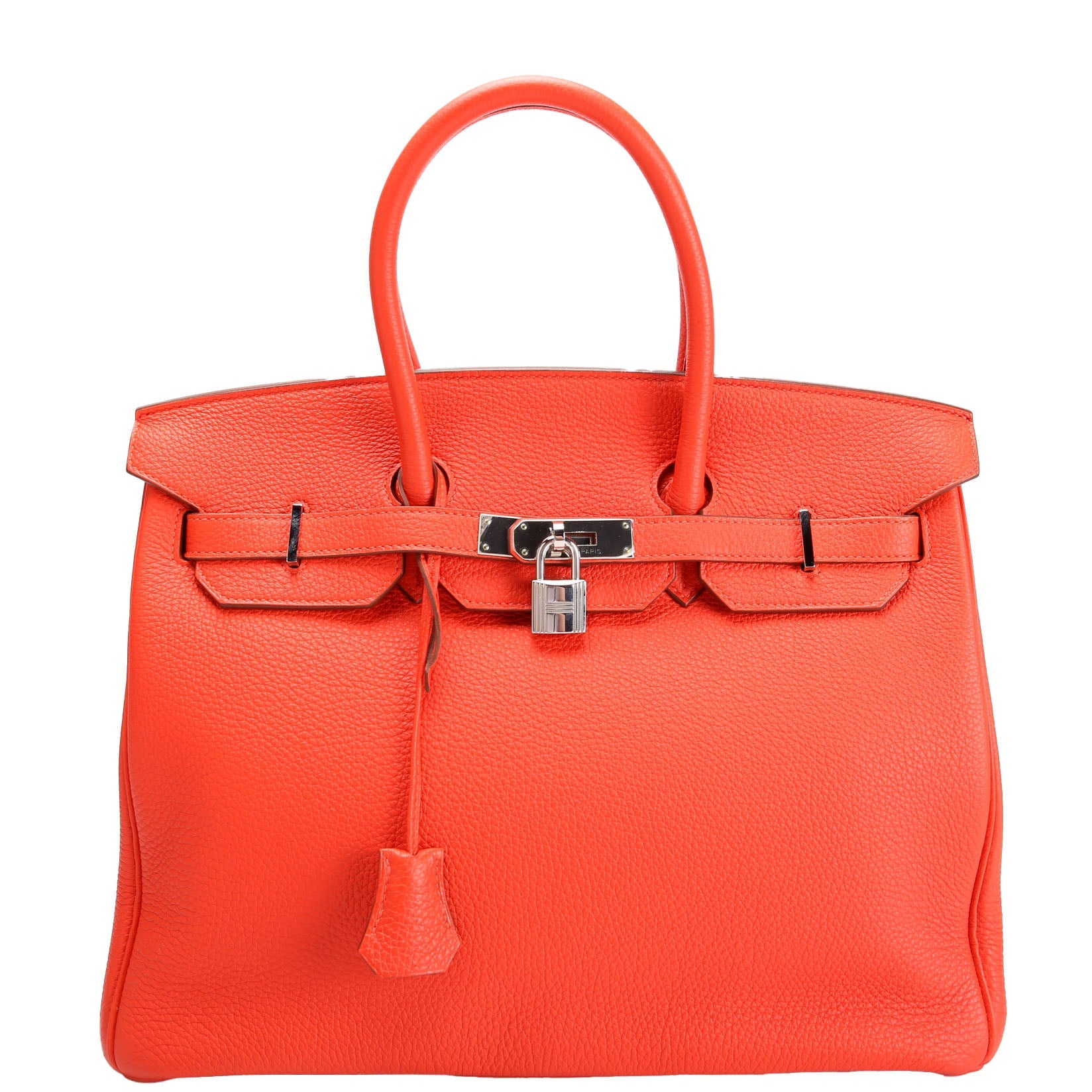 Birkin 35 Clemence Orange