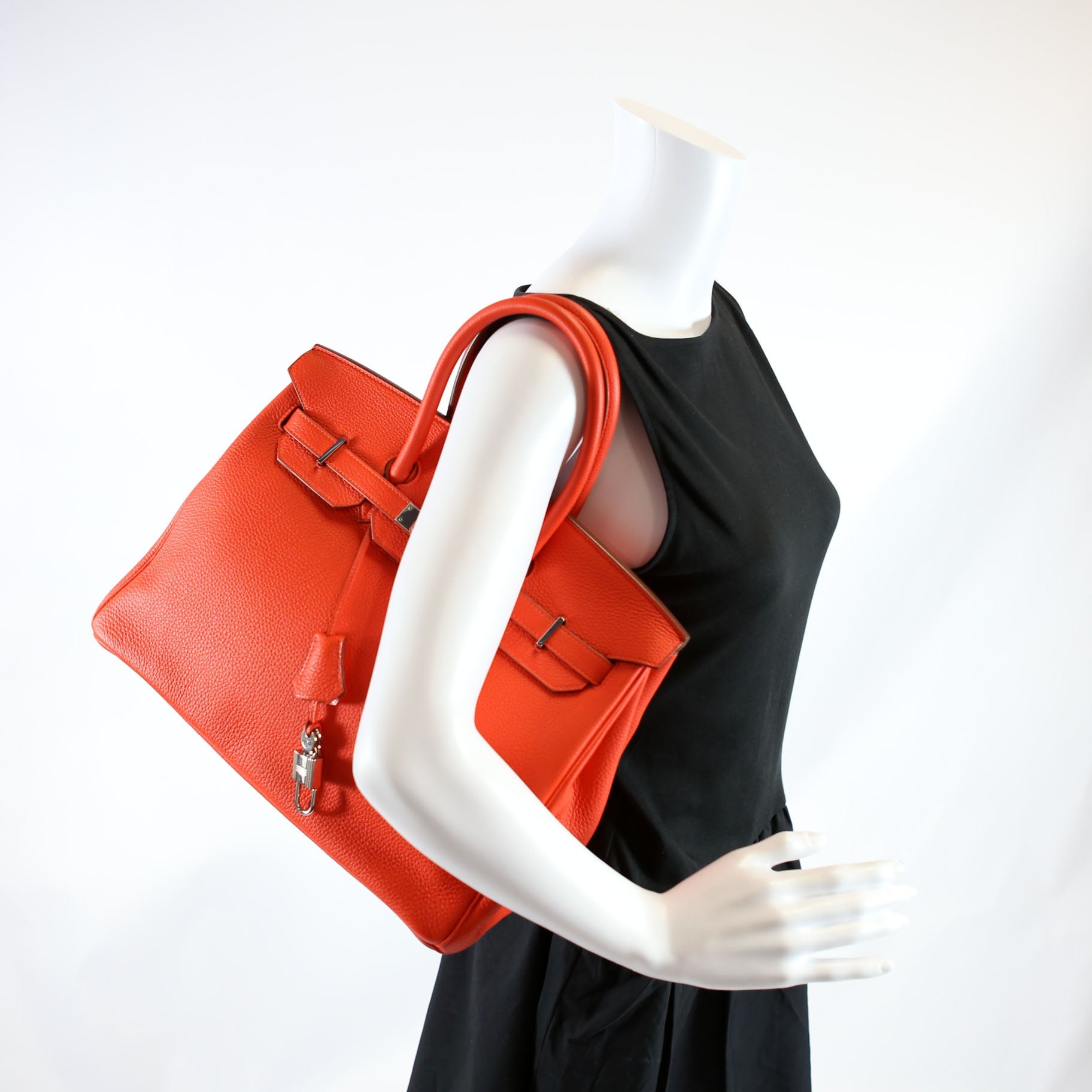 Birkin 35 Clemence Orange
