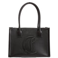 By My Side Embossed Tote Small Black