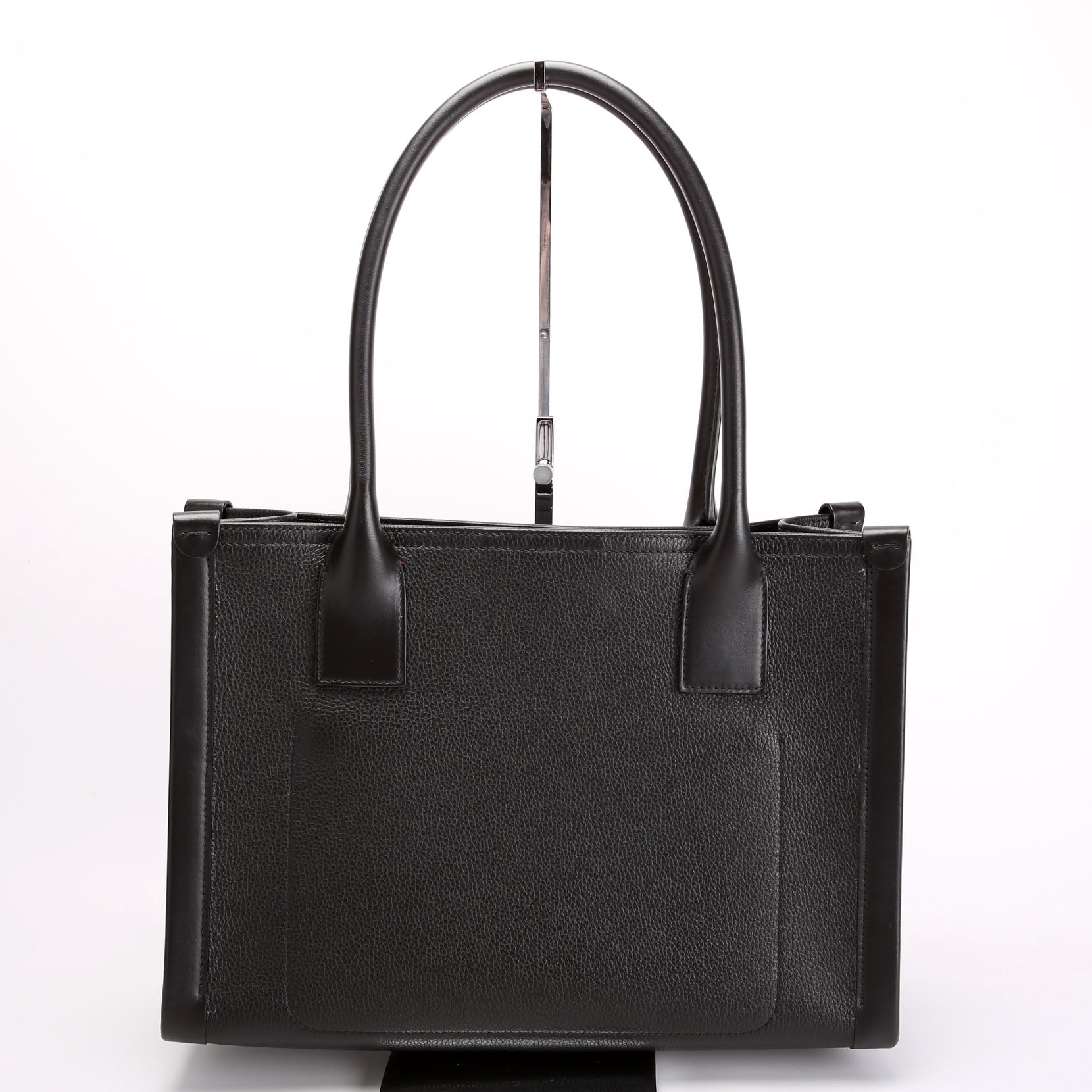By My Side Embossed Tote Small Black