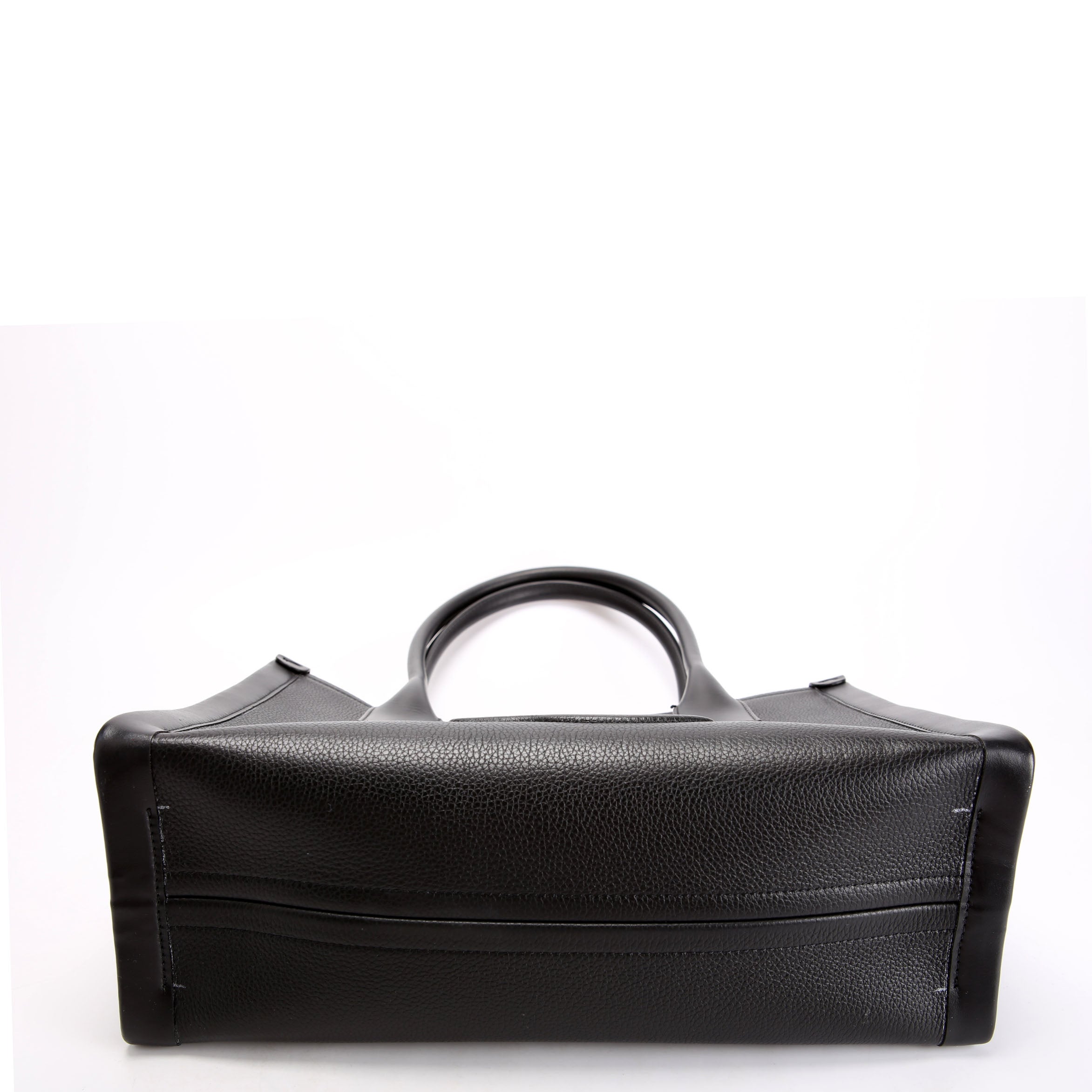 By My Side Embossed Tote Small Black