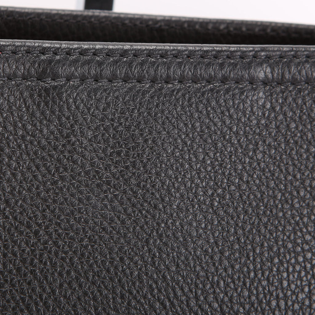 By My Side Embossed Tote Small Black