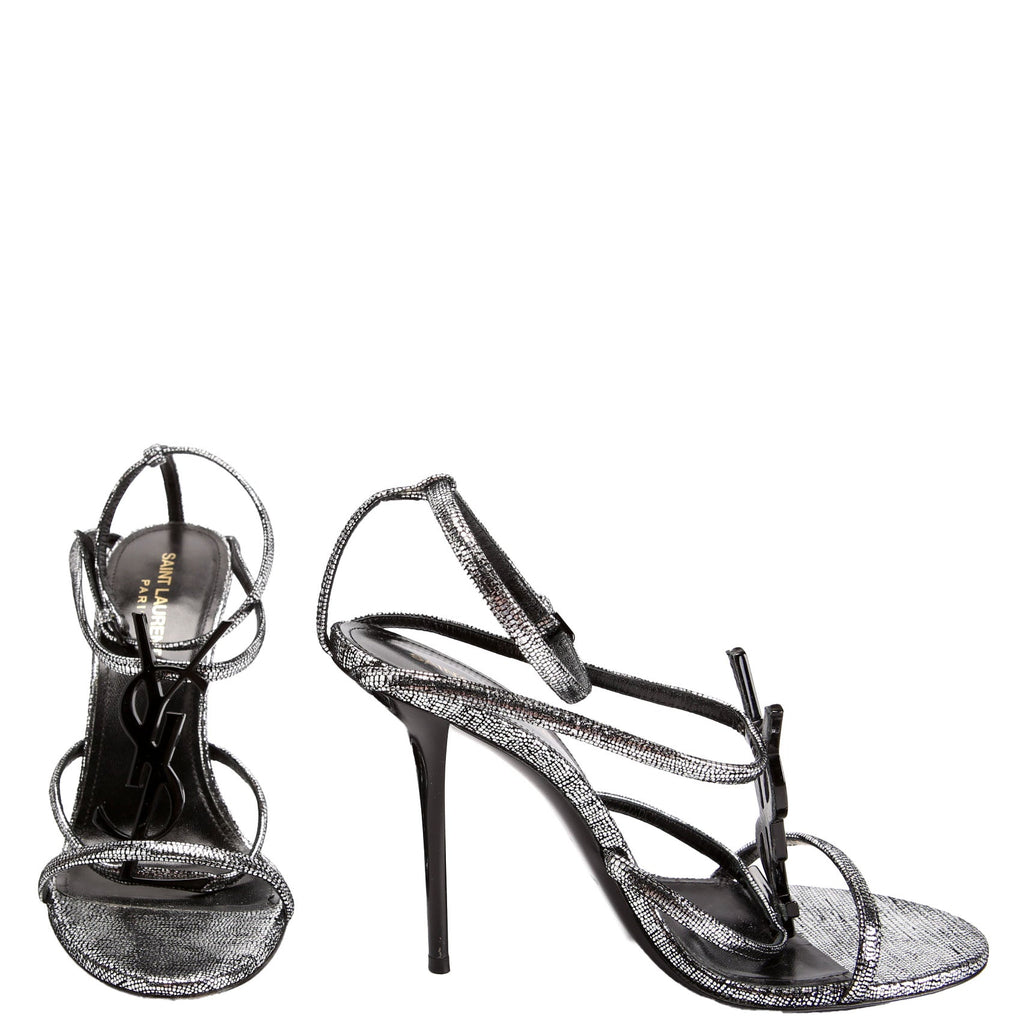 Cassandra Sandal Heels Size 38.5 Silver