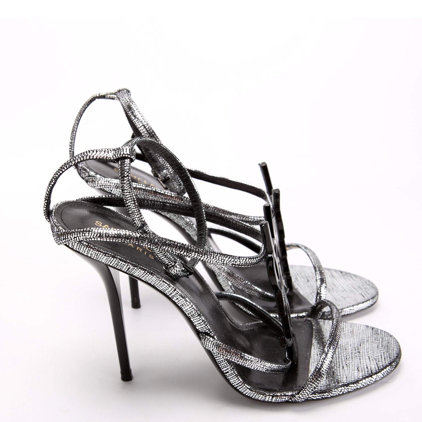 Cassandra Sandal Heels Size 38.5 Silver