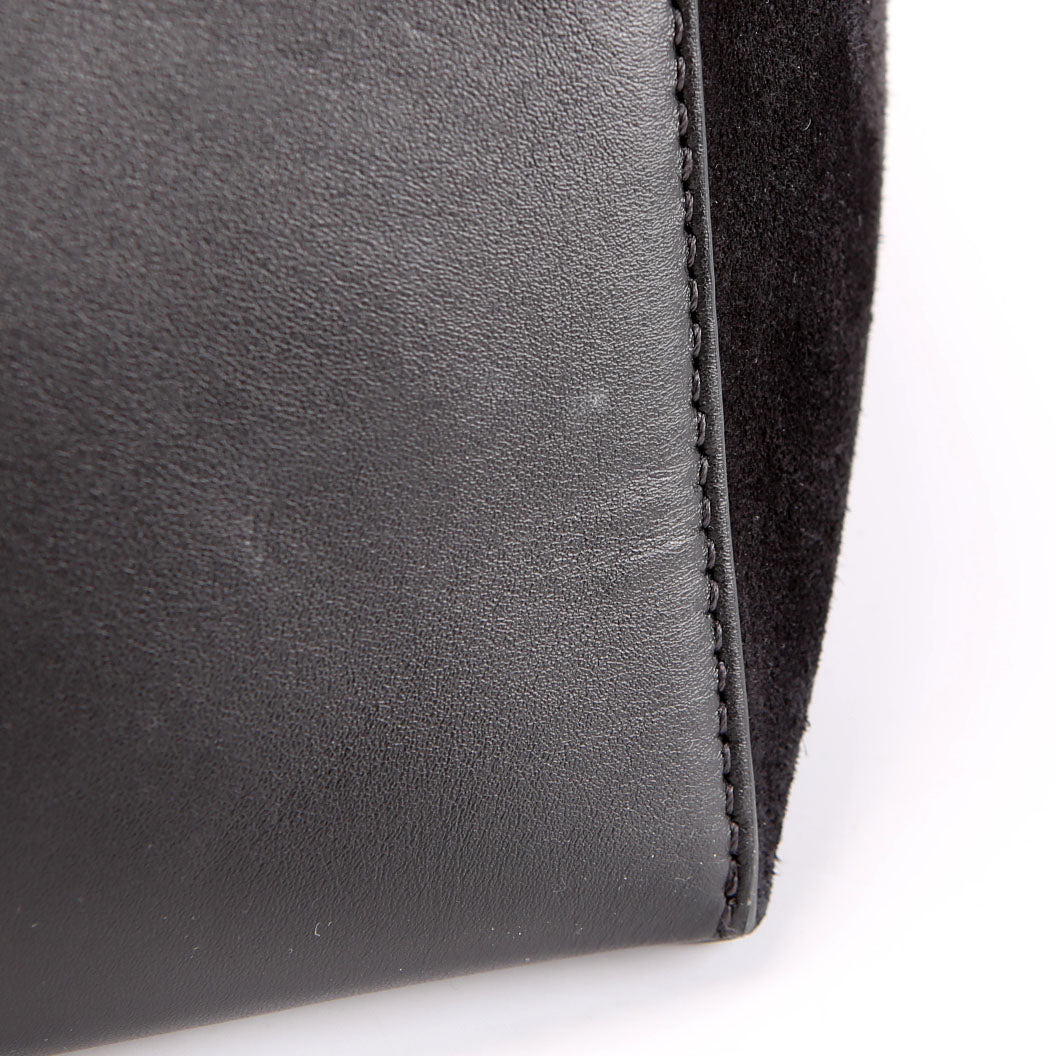 Rockstud Wispy Tote Suede/Leather Black
