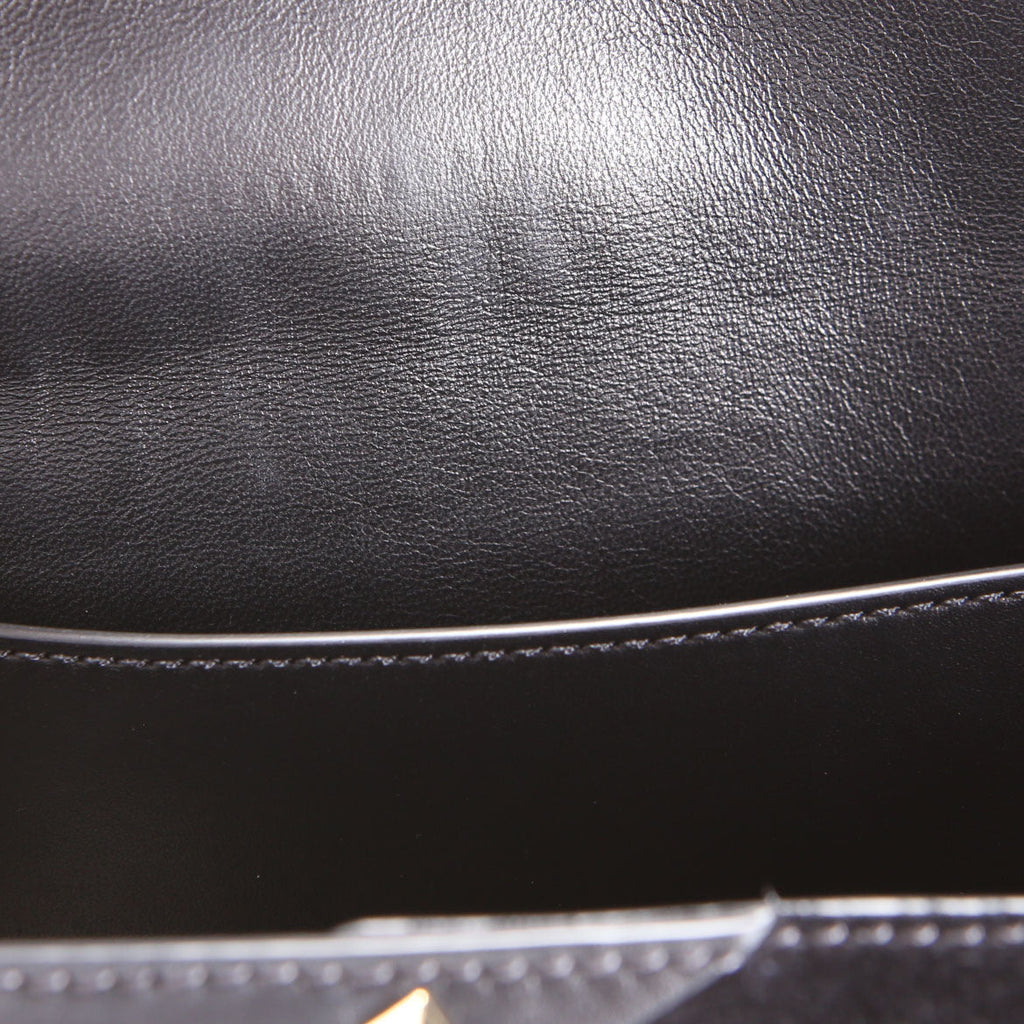 Rockstud Wispy Tote Suede/Leather Black