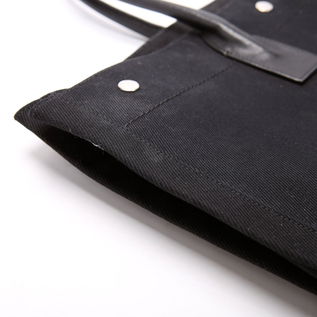 SAINT LAURENT Rive Gauche Canvas Tote Bag 499290 Black