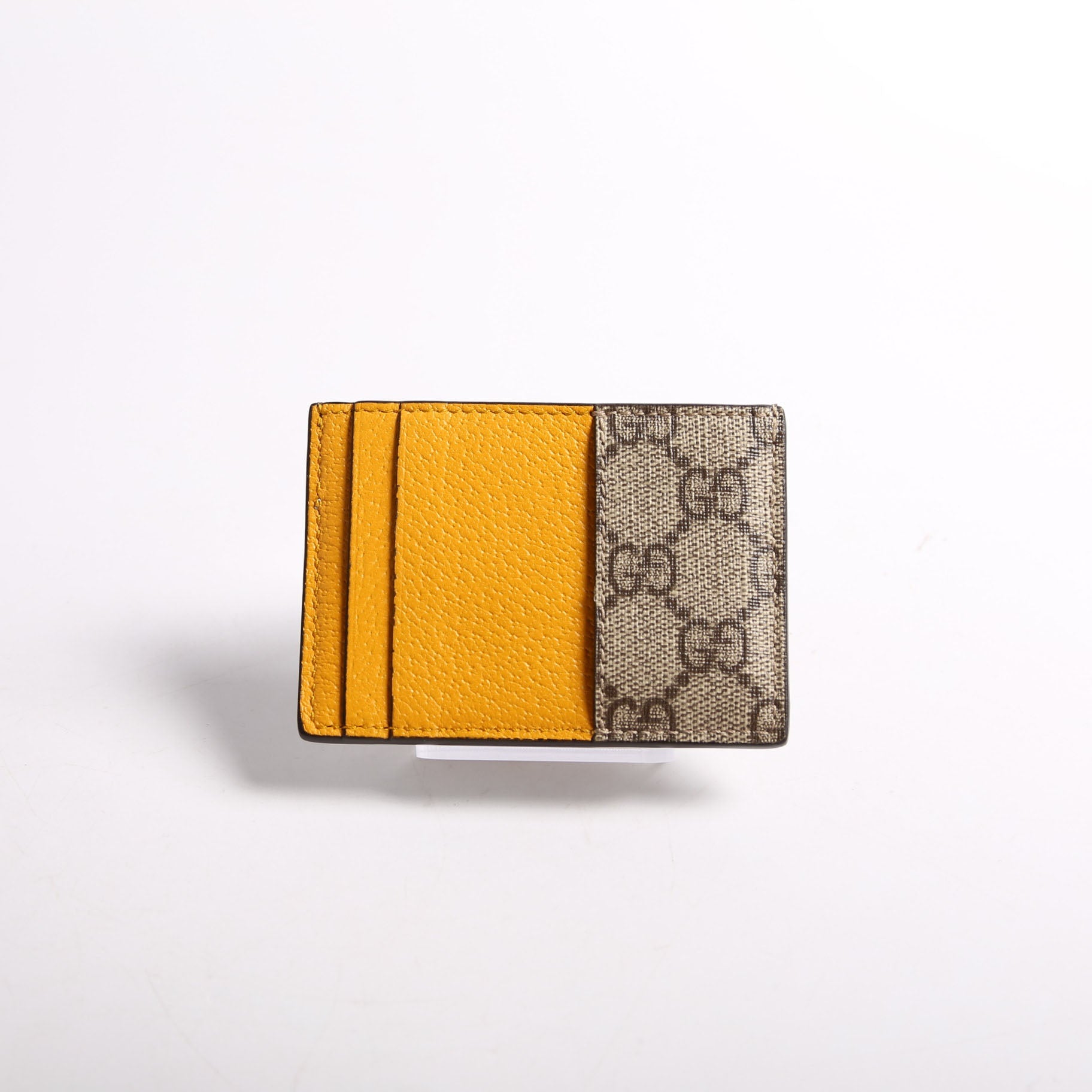 597557 GG Supreme Neo Card Case Yellow