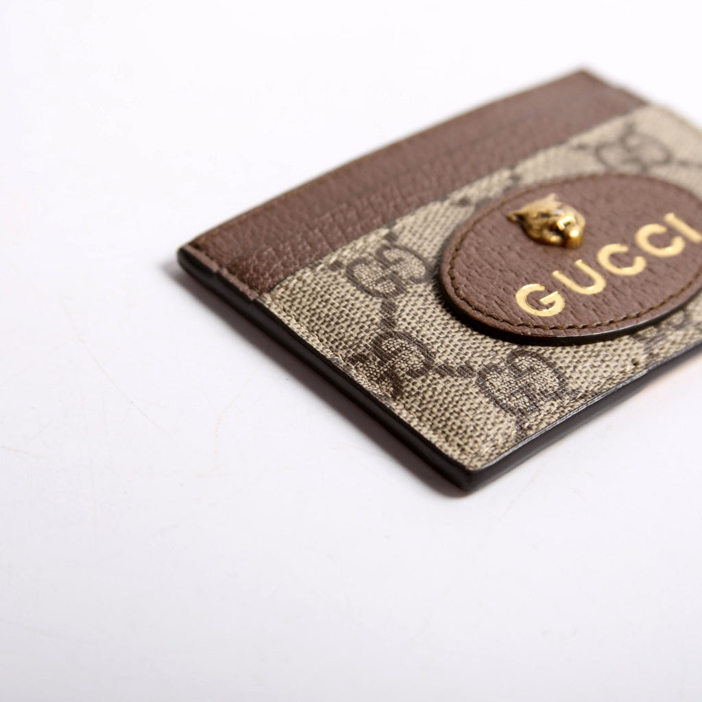 597557 GG Supreme Neo Card Case Yellow