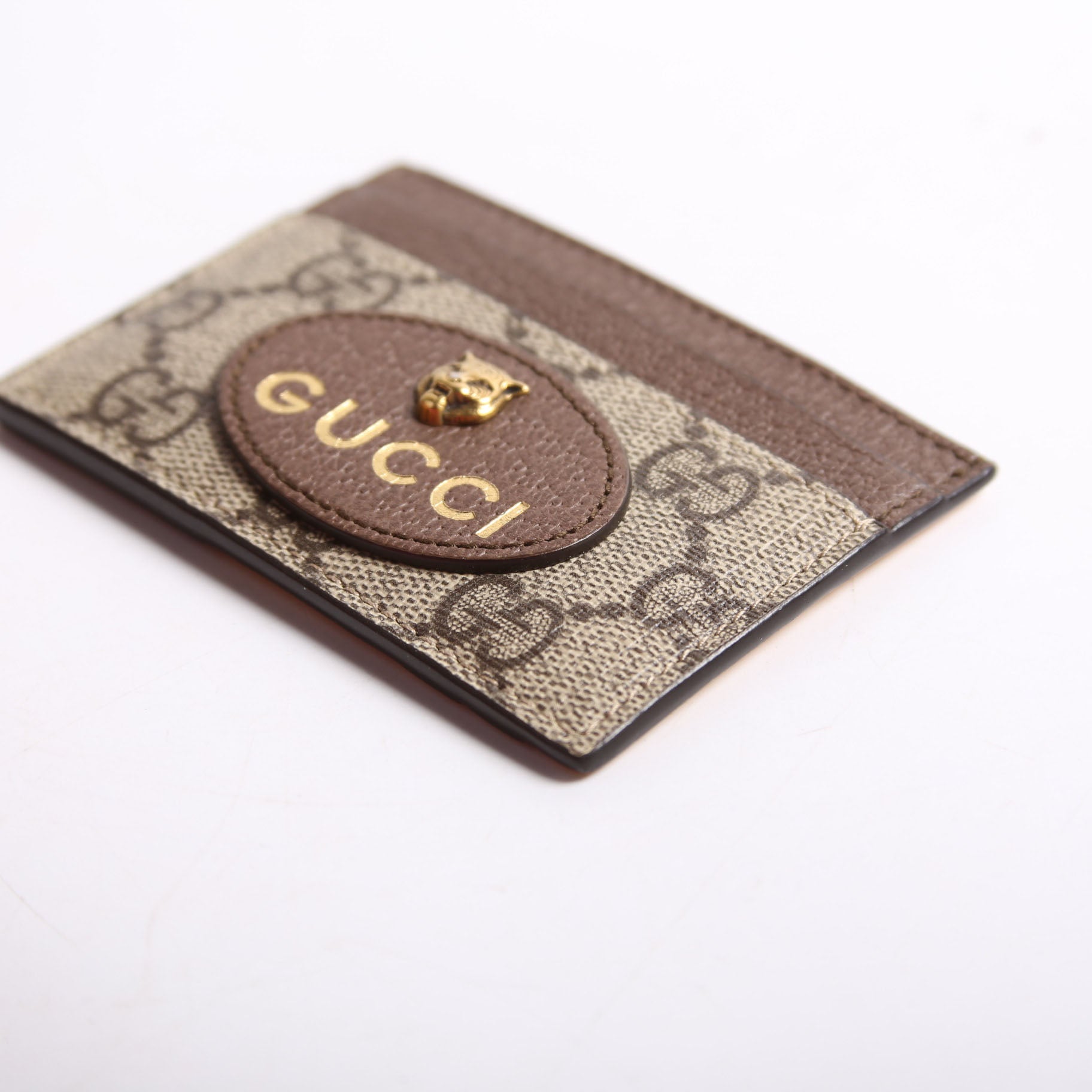 597557 GG Supreme Neo Card Case Yellow