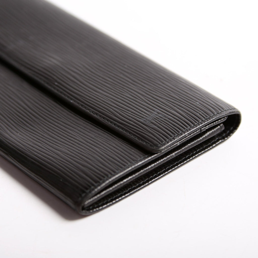 Porte Monnaie Wallet Epi Leather Black