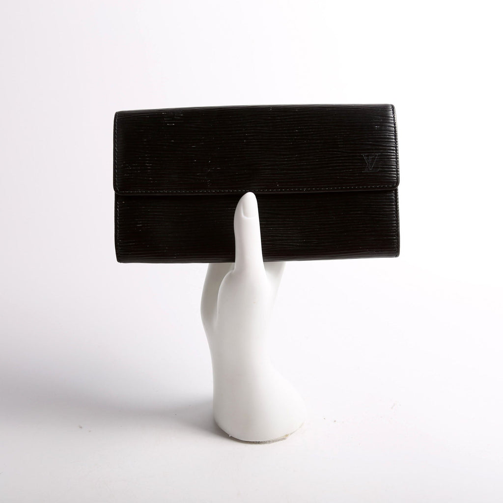 Porte Monnaie Wallet Epi Leather Black