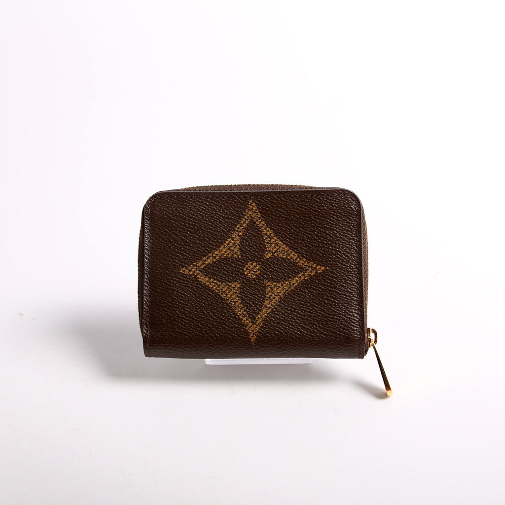 Zippy Coin Purse Giant Monogram Brown/Black