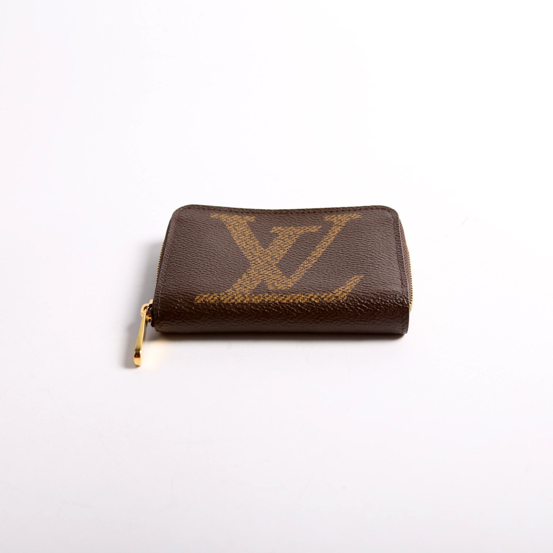 Zippy Coin Purse Giant Monogram Brown/Black