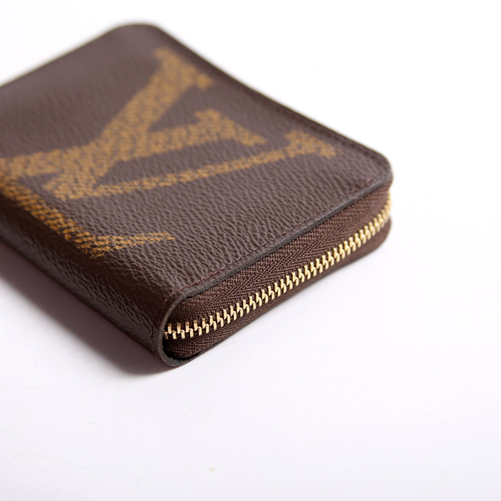 Zippy Coin Purse Giant Monogram Brown/Black