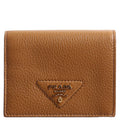 1MV204 Small Leather Wallet Brown