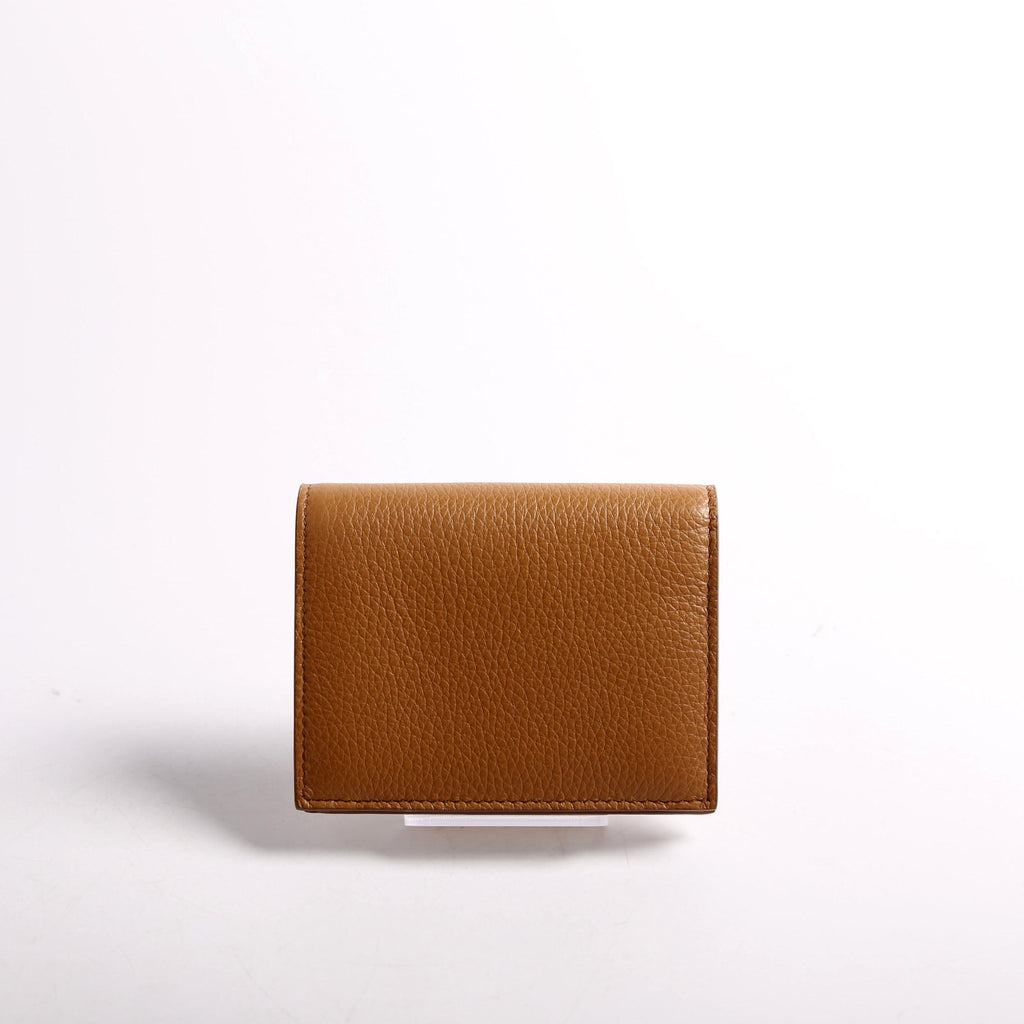1MV204 Small Leather Wallet Brown