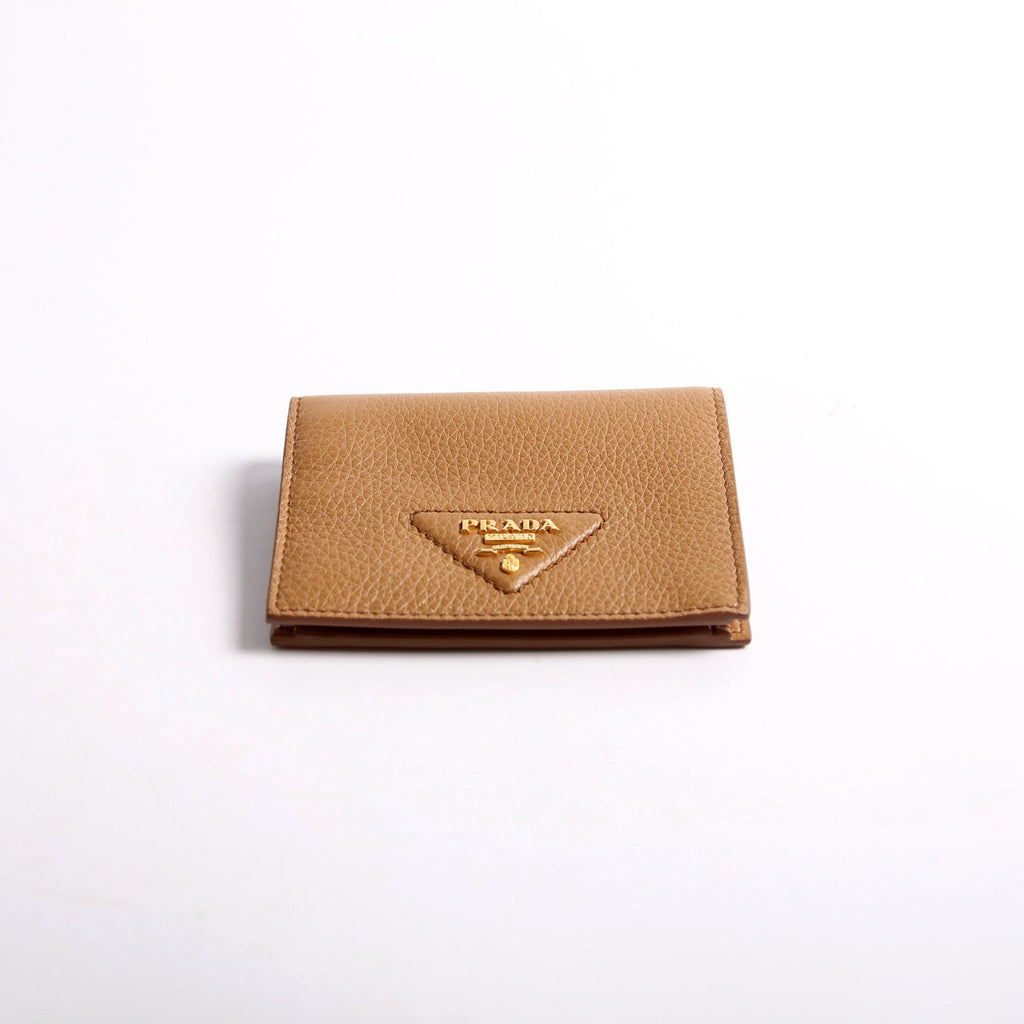 1MV204 Small Leather Wallet Brown