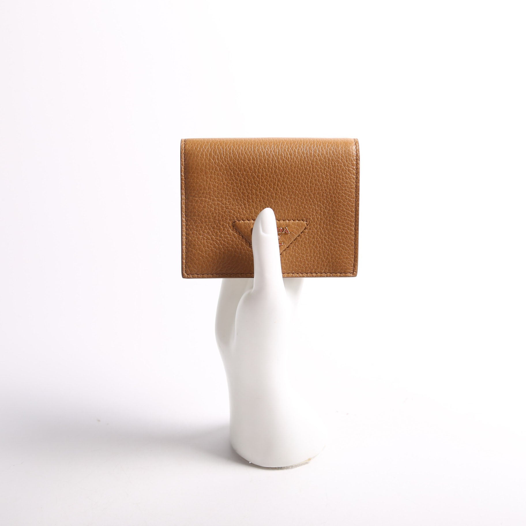 1MV204 Small Leather Wallet Brown
