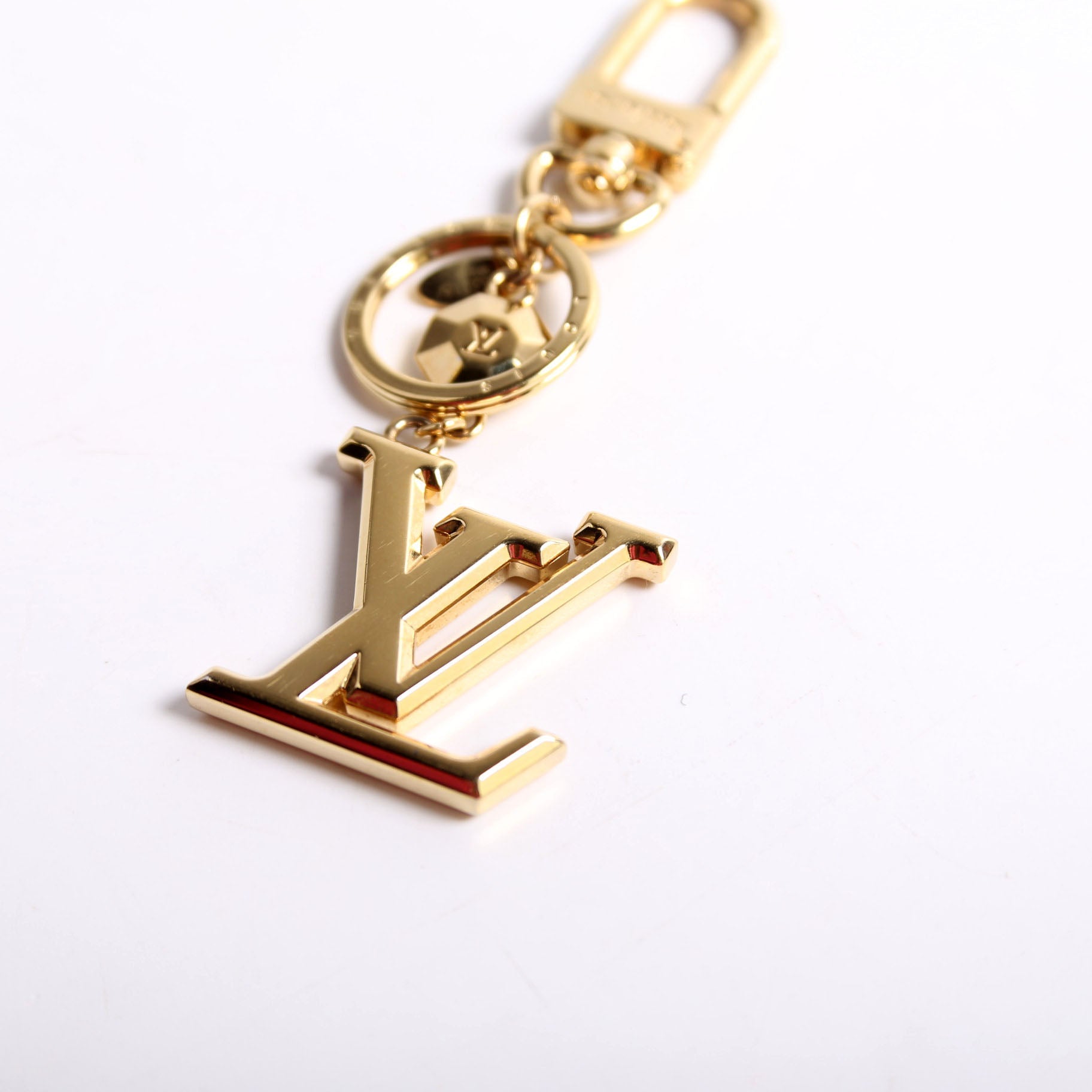 Facettes Bag Charm Gold