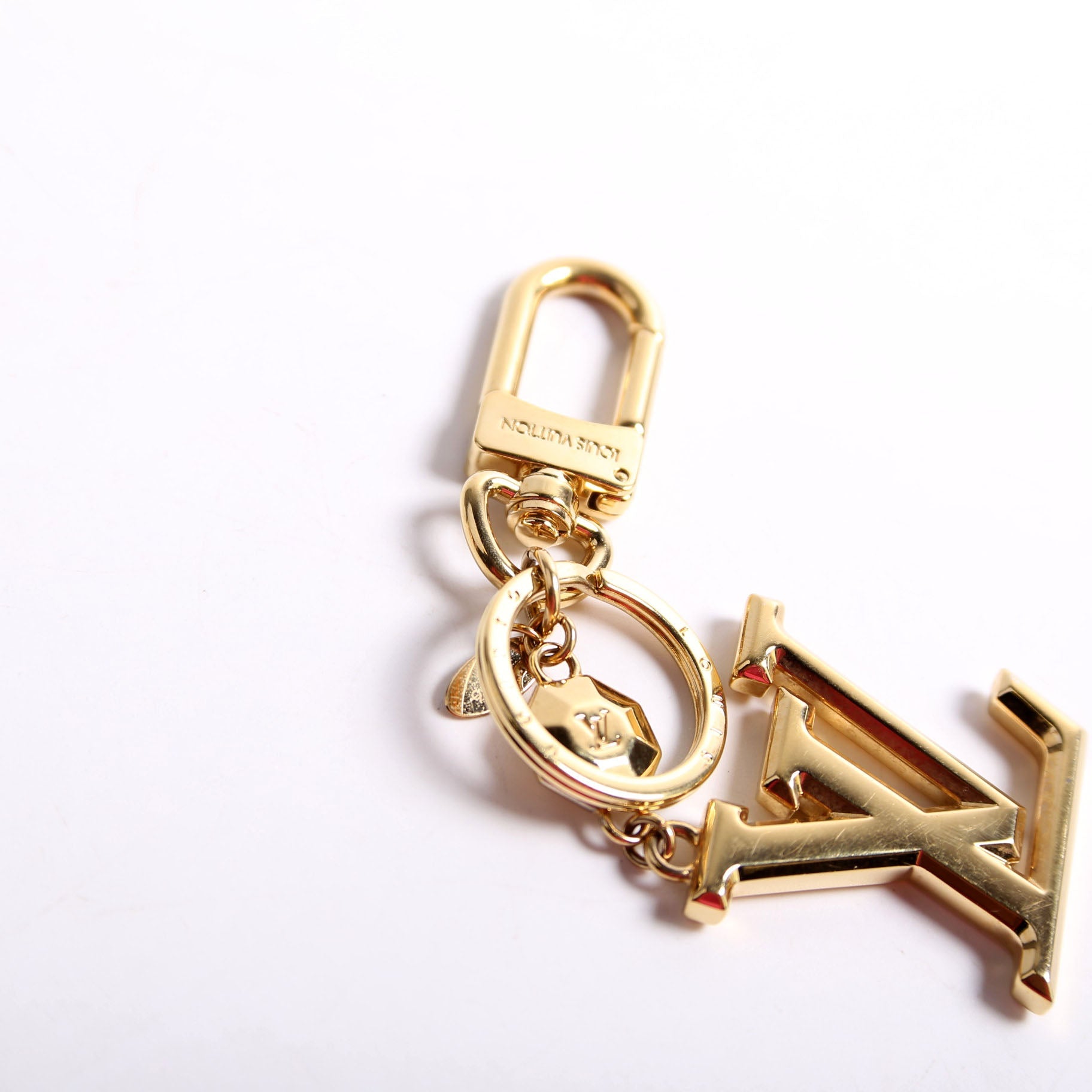 Facettes Bag Charm Gold