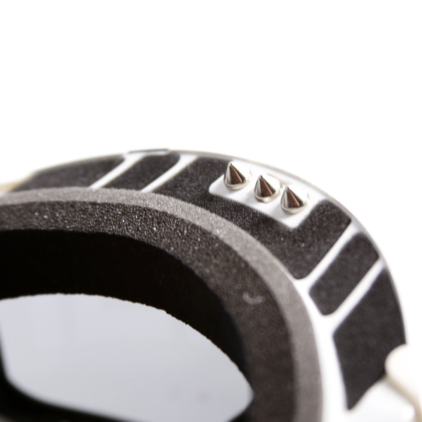 Spiked Ski Goggles White