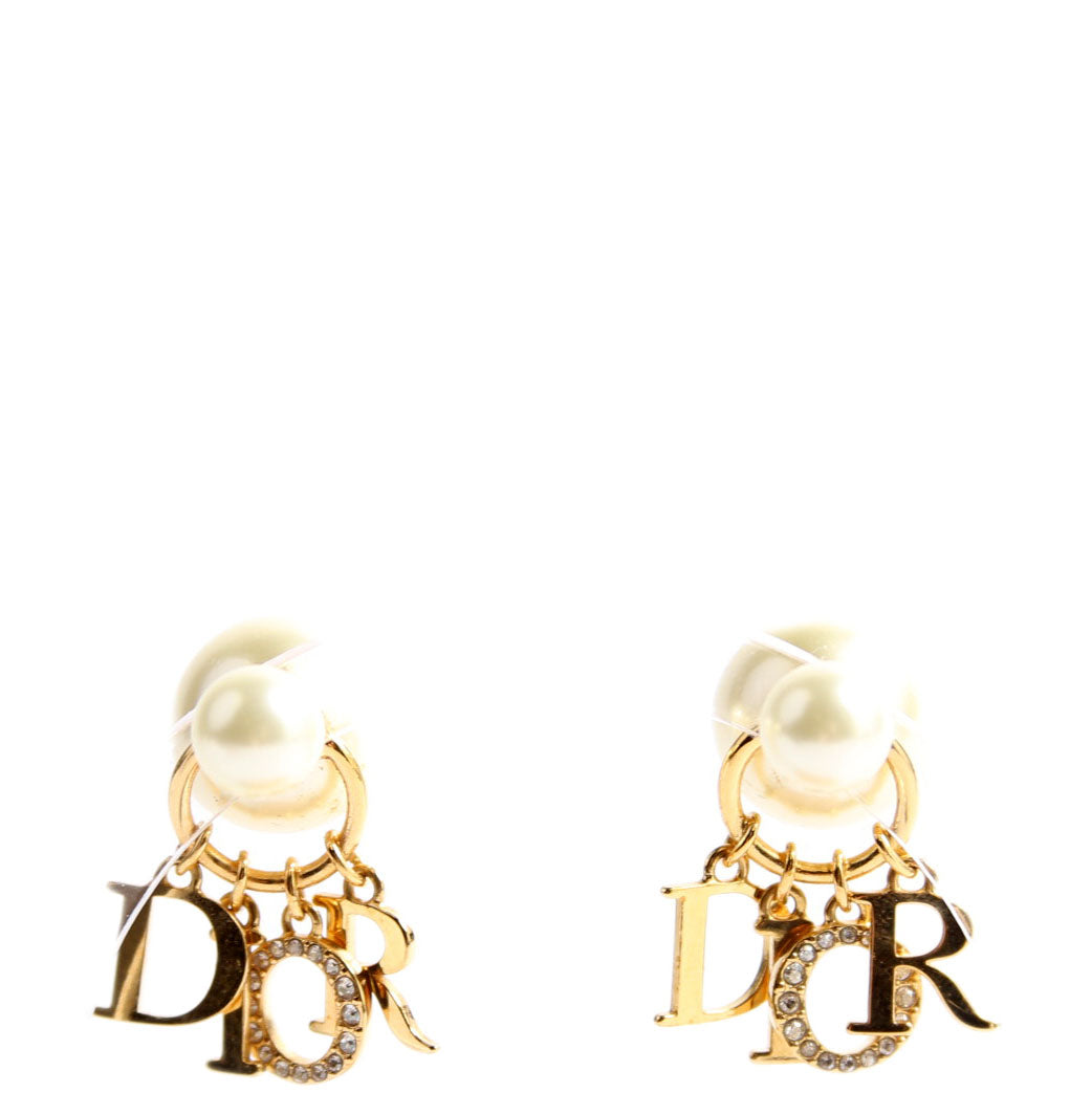 Tribales Resin Pearl Dangle Earrings