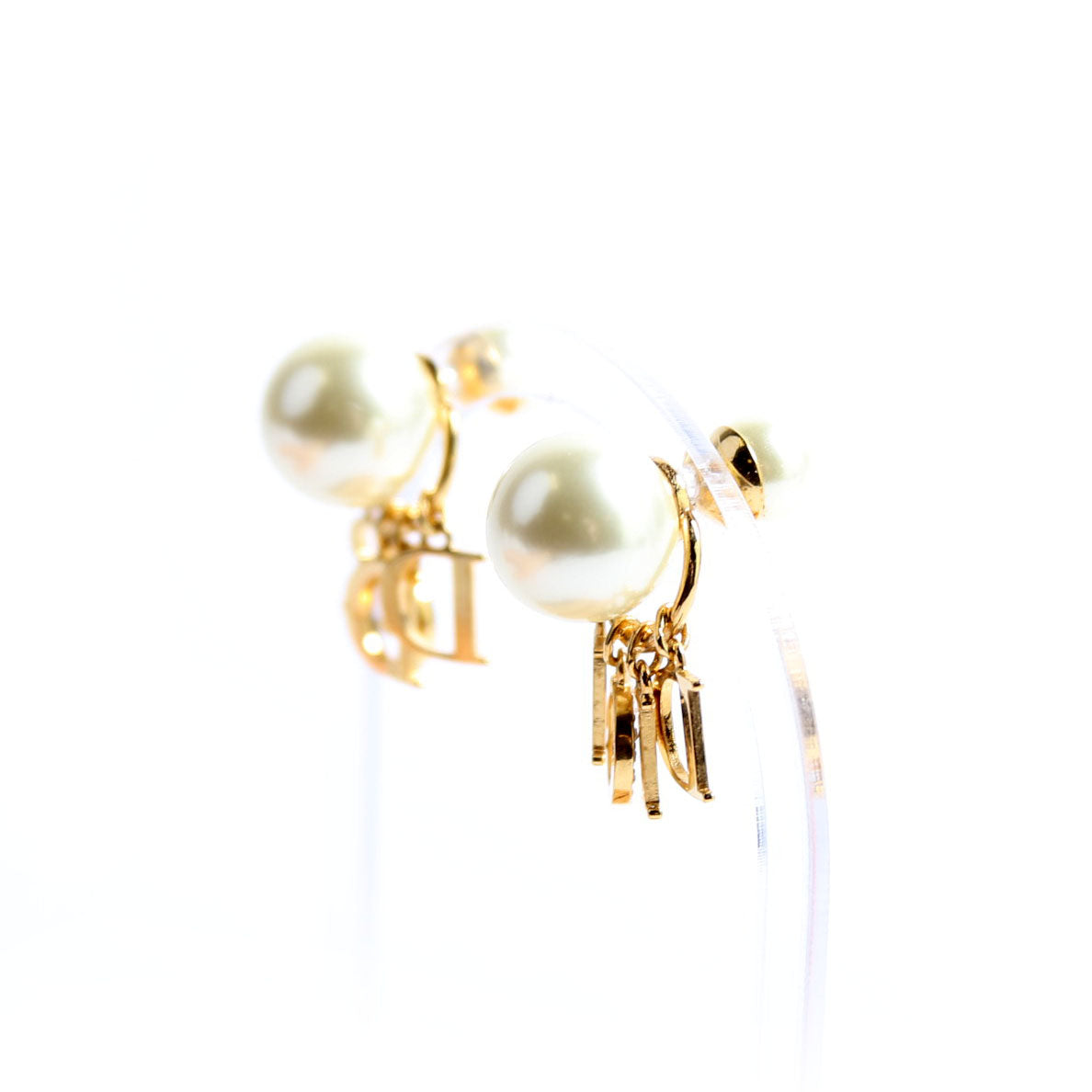 Tribales Resin Pearl Dangle Earrings