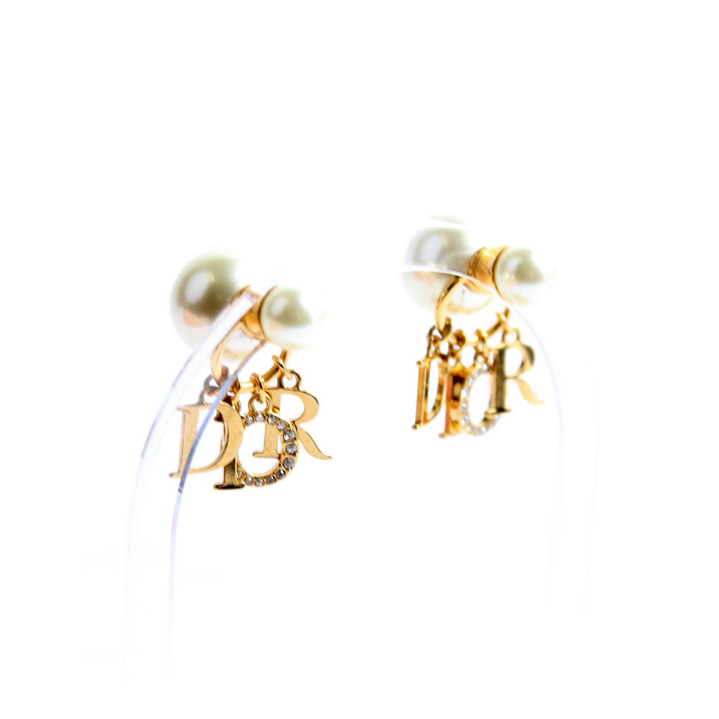 Tribales Resin Pearl Dangle Earrings