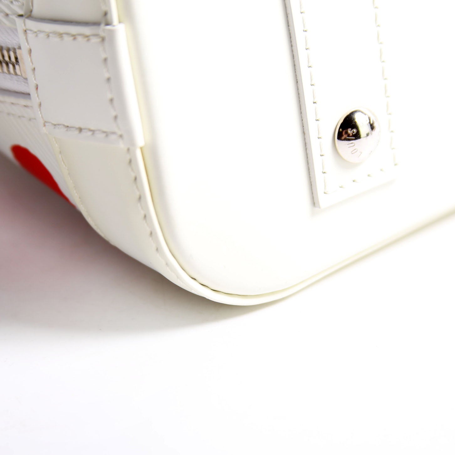 Alma BB Infinity Dots Epi White and Red
