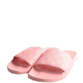 GG Canvas Rubber Slides Size 38 Pink