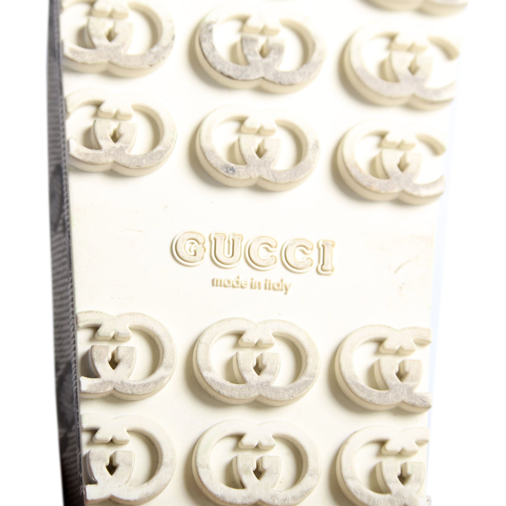 Interlocking G Rubber Platform Slides Size 38