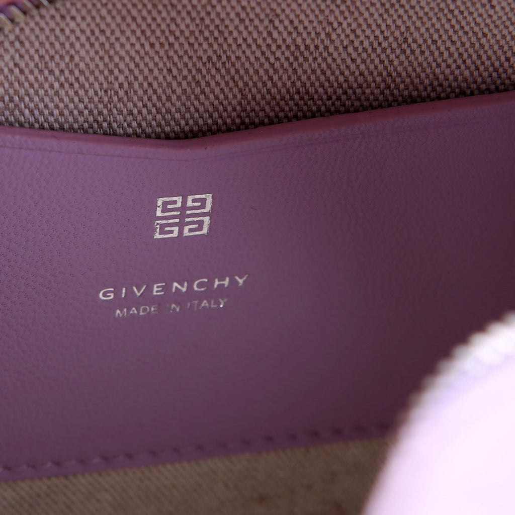 Antigona Nano Cube Patent Crossbody Lavender