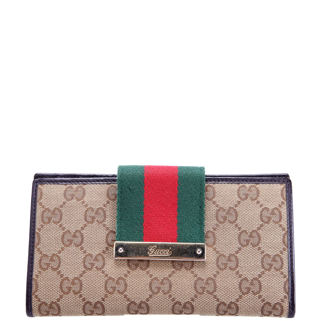 181672 GG Canvas Continental Wallet