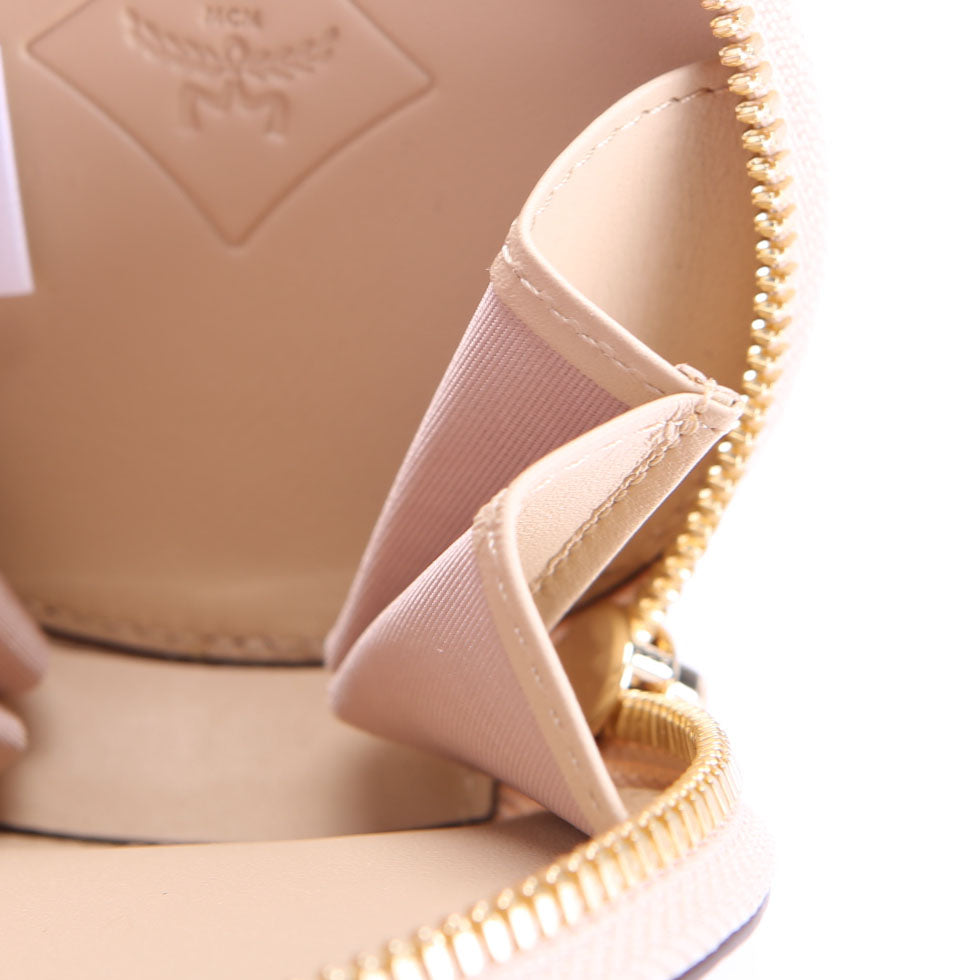 Visetos Round Coin Purse Beige