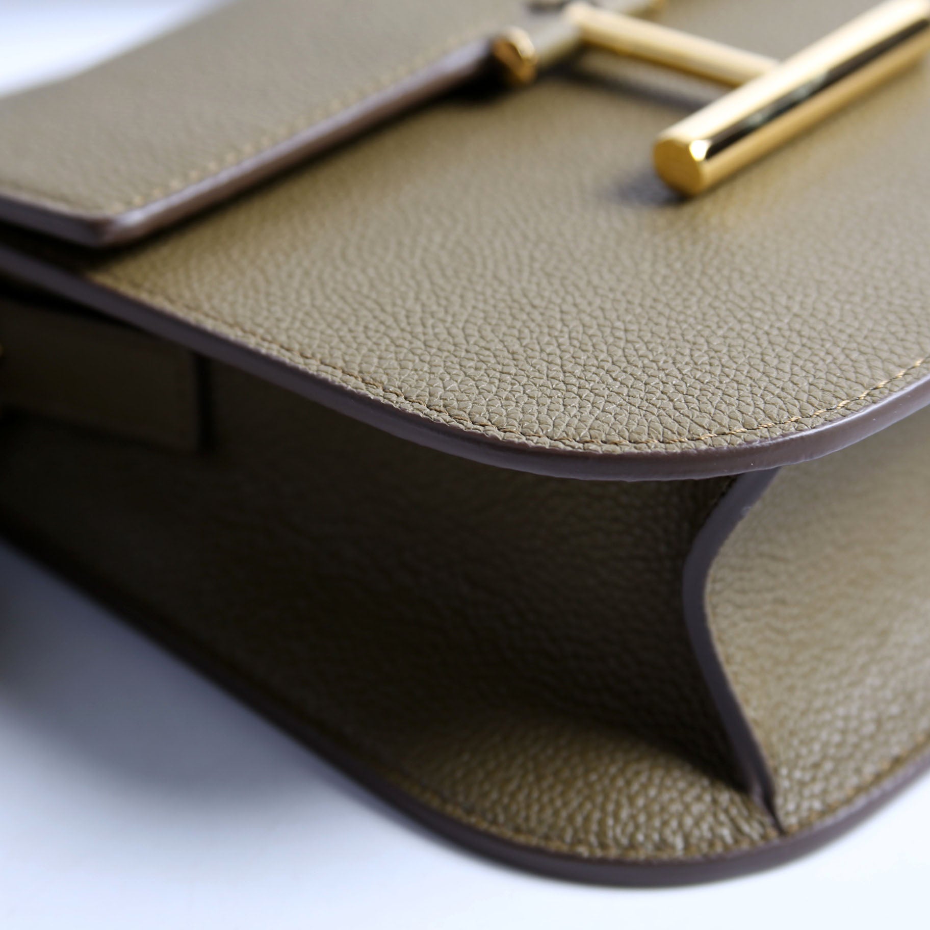Tara Mini Crossbody Grained Calfskin Green