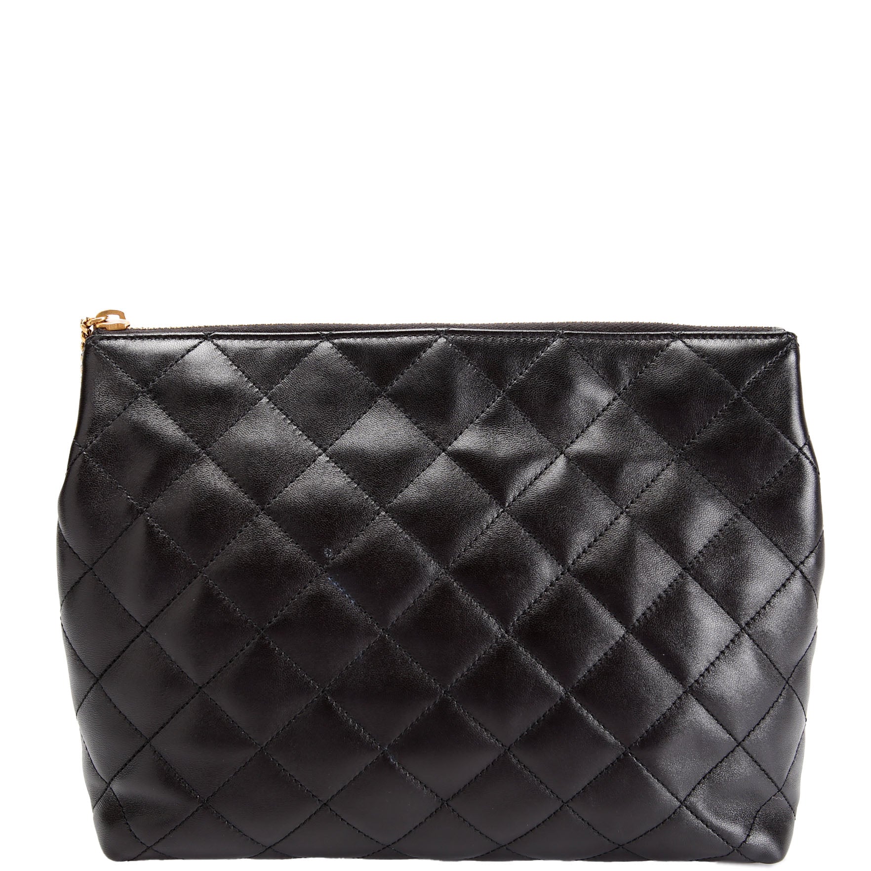SAINT LAURENT Cassandre Cosmetic Pouch Black