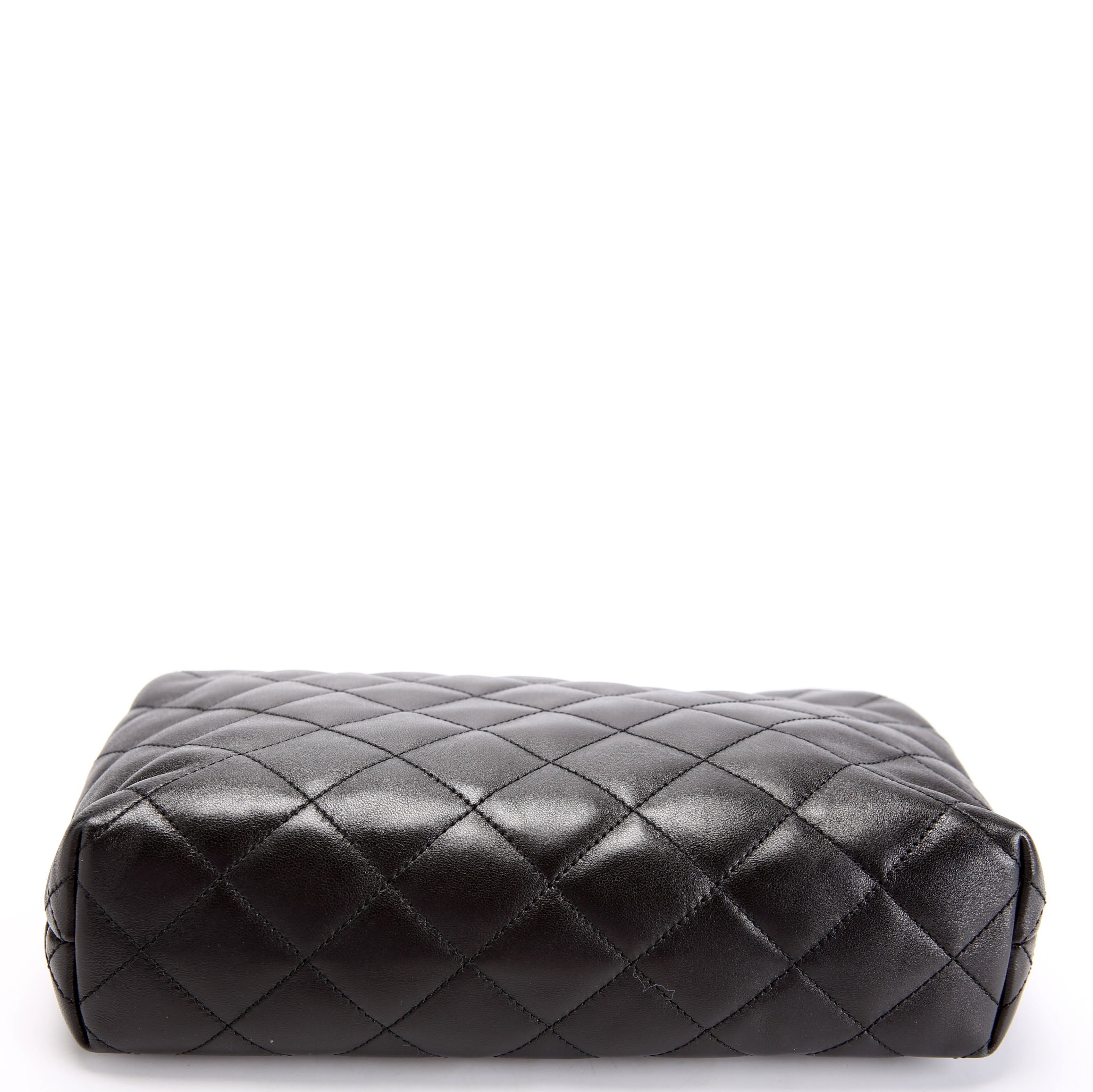 SAINT LAURENT Cassandre Cosmetic Pouch Black