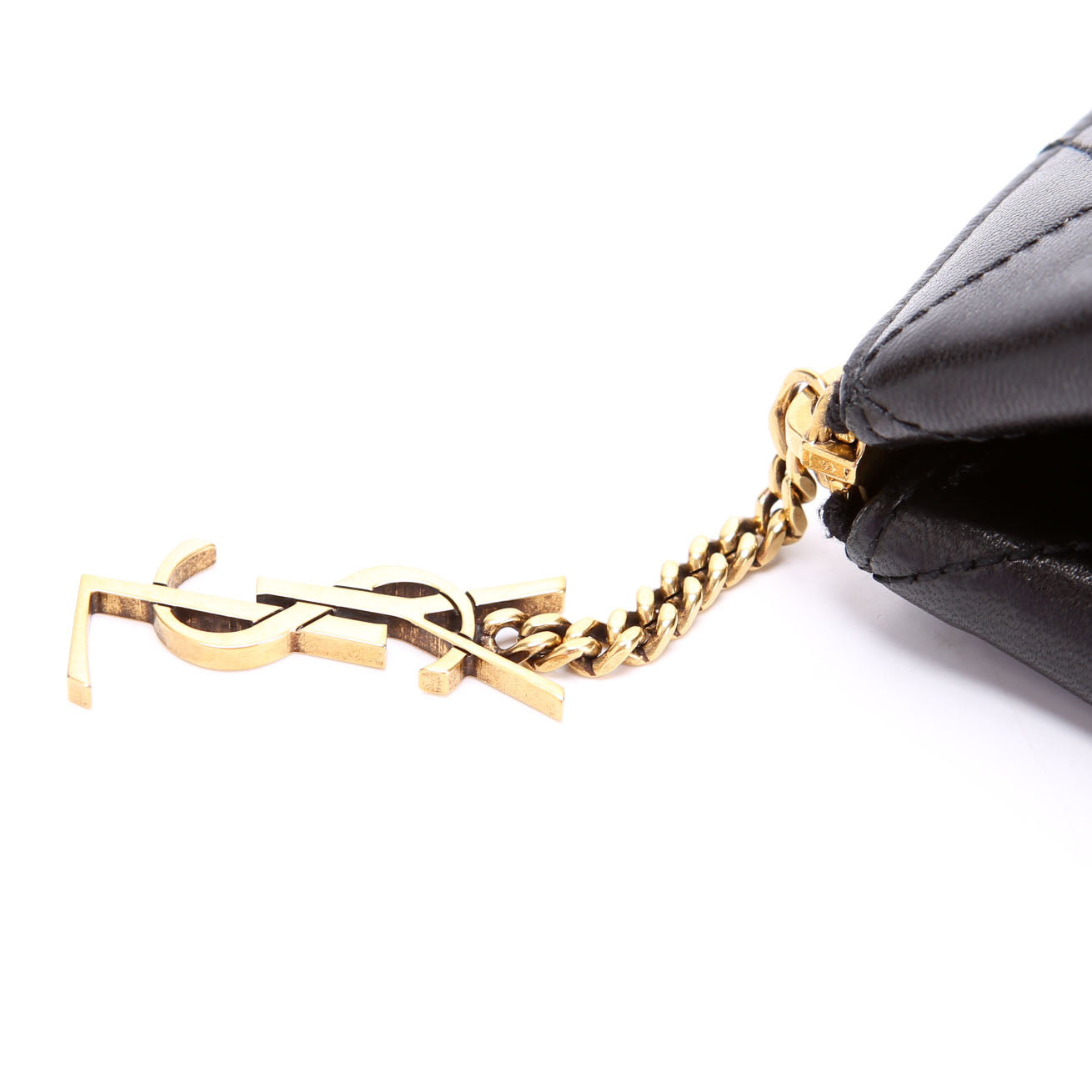 SAINT LAURENT Cassandre Cosmetic Pouch Black