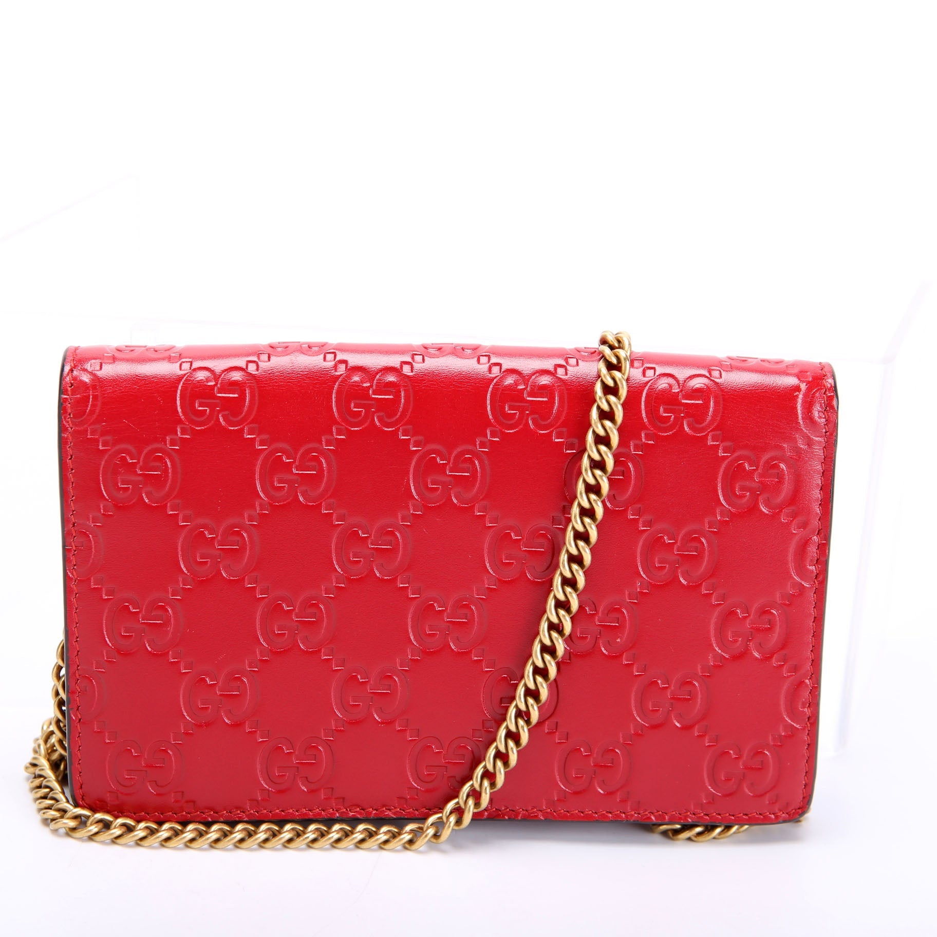 481291 GG Leather Cherries Mini Bag
