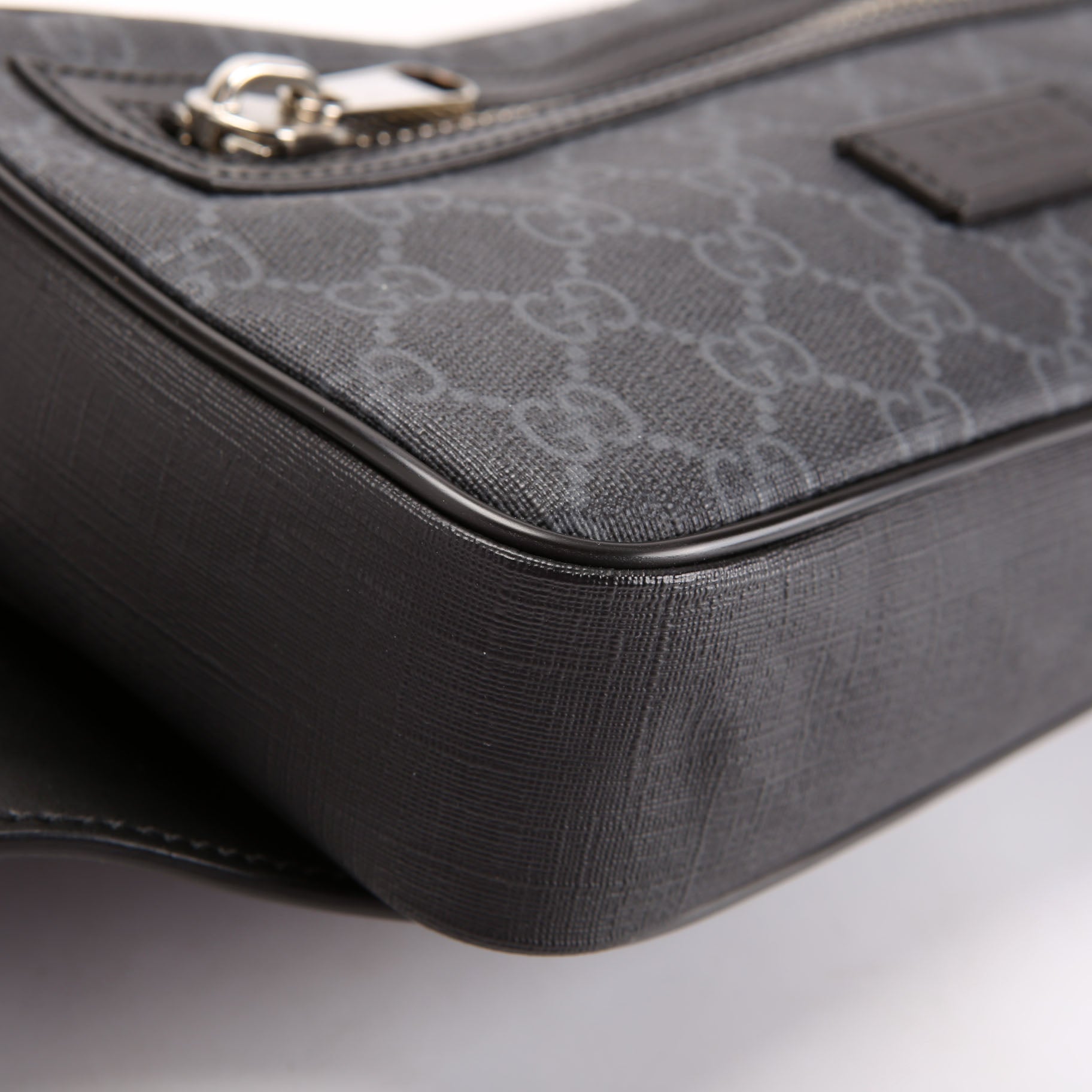 Gucci 474293 Soft GG Supreme Belt Bag Navy