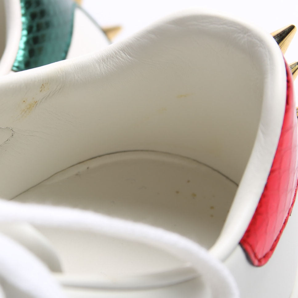 Ace Web Spike Sneakers Size 37 White