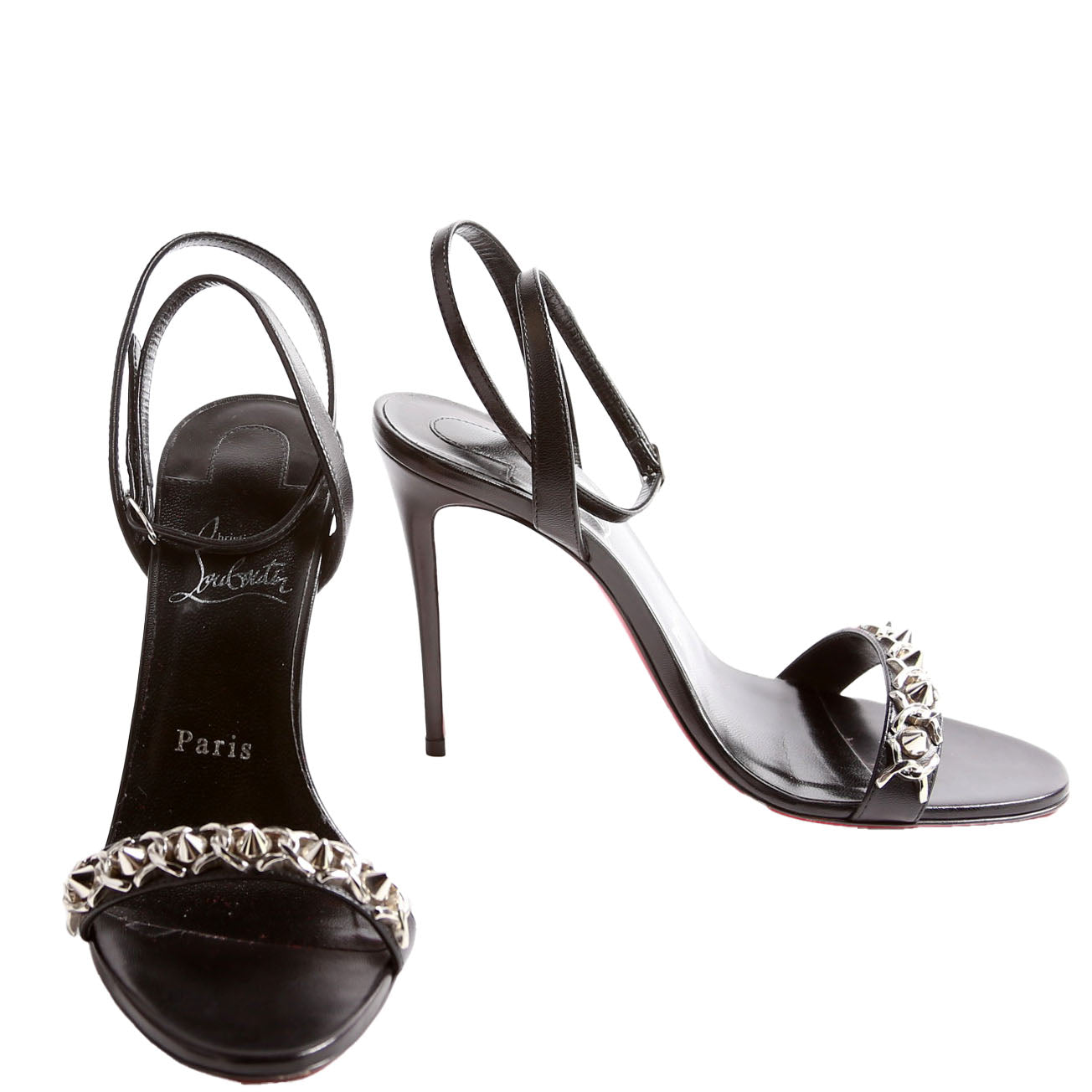 Loubigirl Chain 100MM Size 37 Black