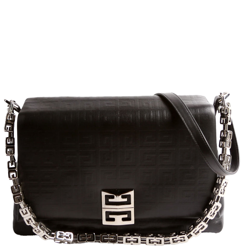 4G Soft Medium Leather Black