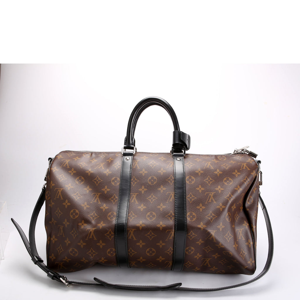 Keepall 45 Macassar Bandouliere Black