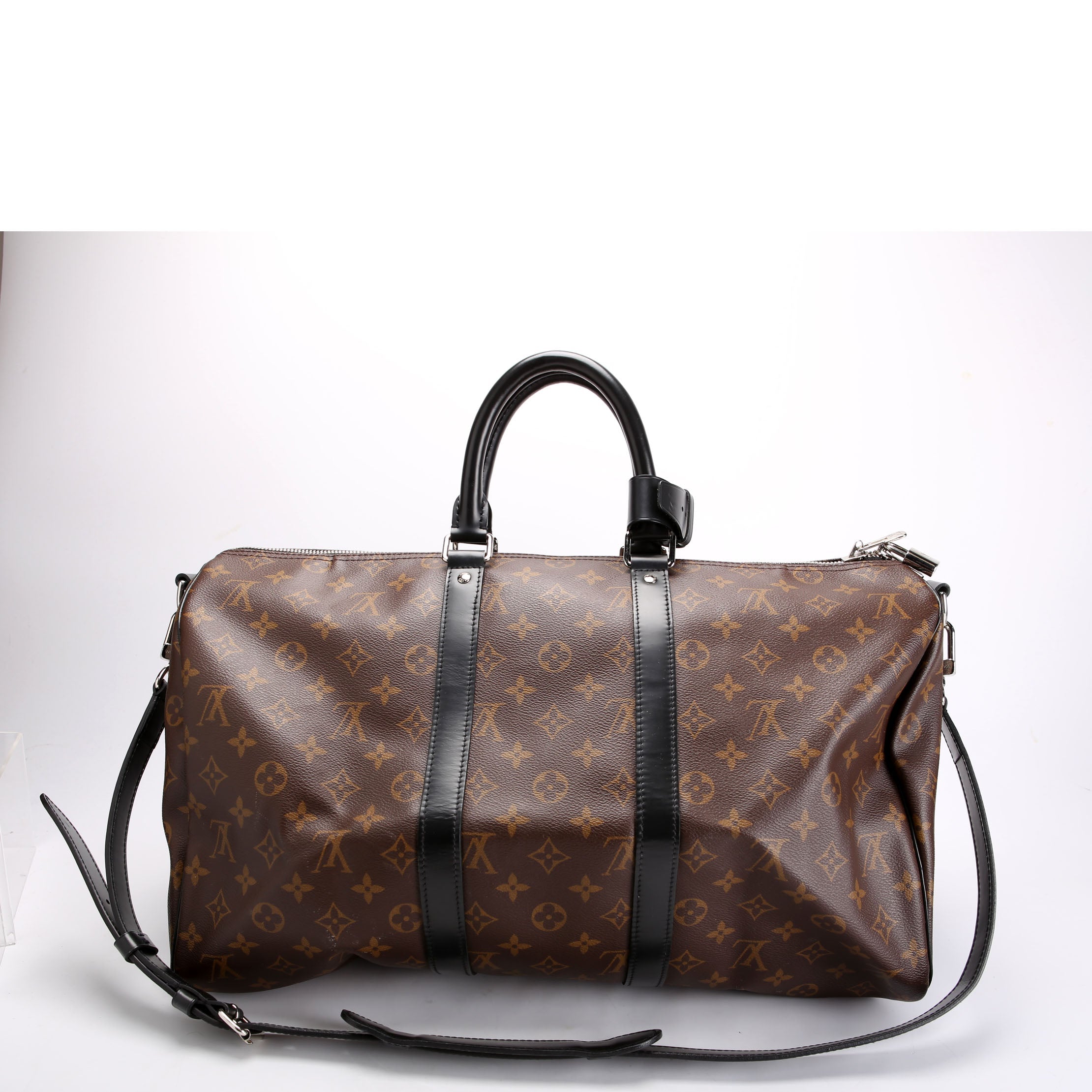 Keepall 45 Macassar Bandouliere Black